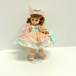 1998 Madame Alexander 75th Anniversary Wendy 8" Doll With Stands & Tags